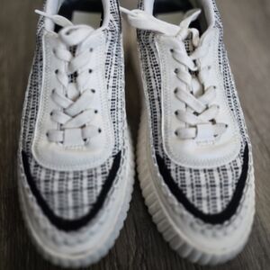 Stylish Black and White Sneakers